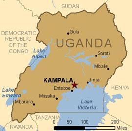 Map - Uganda