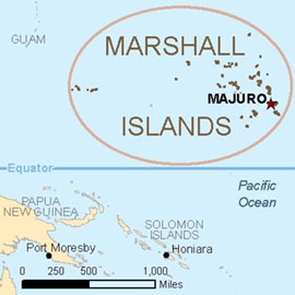 Map - Marshall Islands