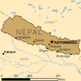 Map - Nepal