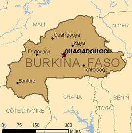 Map - Burkina-Faso