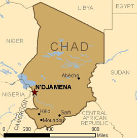 Map - Chad