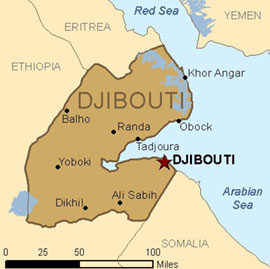 Map - Djibouti