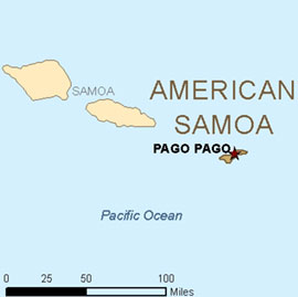 Map - American Somoa