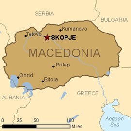 Map - Macedonia