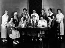 Directors of First Women's Federal Savings & Loan of Cleveland, the first all-woman thrift 