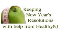 Keeping New Year's Resolutions with help from HealthyNJ 
