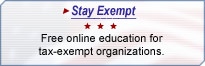 tay Exempt. Free online education for tax-exempt organizations.