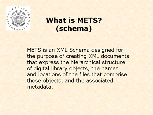 What is METS (schema)