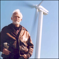 Photo: Jim Manwell, University of Massachusetts, was awarded Wind Powering America's Regional Wind Advocacy Award for the Northeast Region.