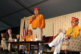 Image of the Navajo Code Talkers Panel