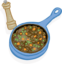 Illustration of beef stew