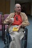 Photo of a man in a wheelchair. - Click to enlarge in new window.