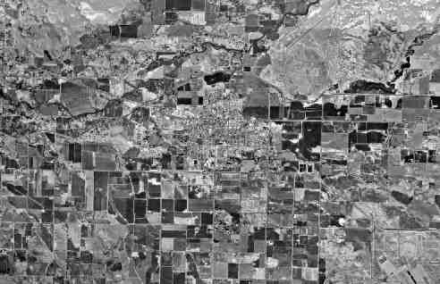 Aerial Photograph of Fallon Nevada