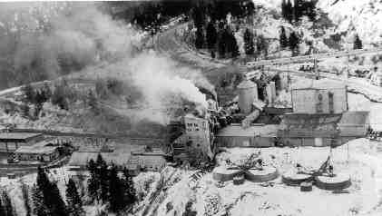 Libby Dry Mill in Operation.  Plant is Closed Now.