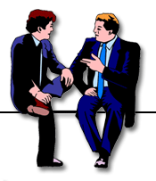 Two Men Talking