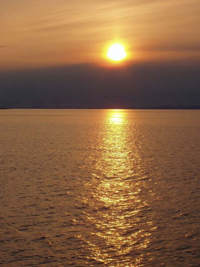 Sunset in Prince William Sound