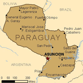 Map - Paraguay