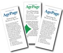 Age Page brochures