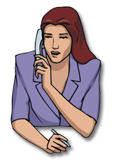 Woman On Phone