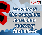 Download the Complete Hurricane Recovery Fact Sheet