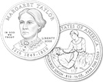 Margaret Taylor First Spouse Line Art