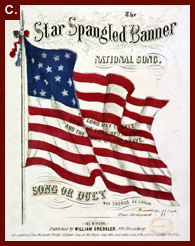 "The Star spangled Banner : National Song / Stackpole, sc.," ca. 1861