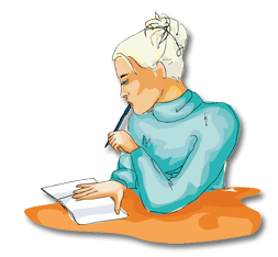 Woman Making Notes