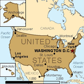 Map - United States