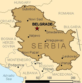 Map - Serbia