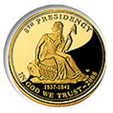 Van Buren's Liberty Seated Gold Coin