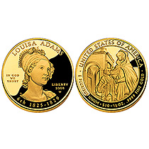 2008 First Spouse Series One-Half Ounce Gold Proof Coin Louisa Adams (X19)