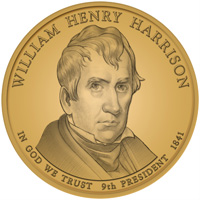 William Henry Harrison Presidential $1 Coin