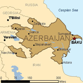 Map - Azerbaijan