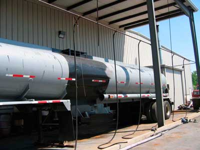 Tanker wash facility