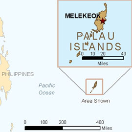 Map - Palau