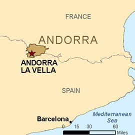 Map - Andorra