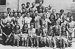 Group portrait of Jewish high school students at the Hebrew gymnasium in Mukachevo, Ukraine  1939  Use statistics, but highlight individual and group images, testimonies,  and diaries.