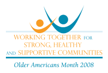 Older Americans Month 2008 Logo