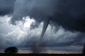 Tornado near Oklahoma City, OK