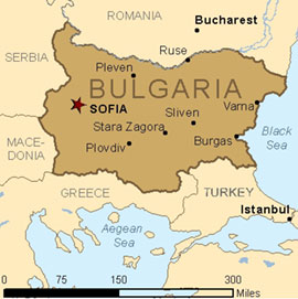 Map - Bulgaria