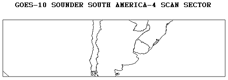 GOES-10 Sounder South America-4 Scan Sector
