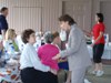 
August 12, 2008 – Senator Lincoln visits with constituents at a “Seniors’ Potluck” at the North Little Rock YMCA