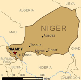 Map - Niger