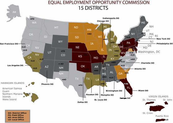 Map of Field Offices