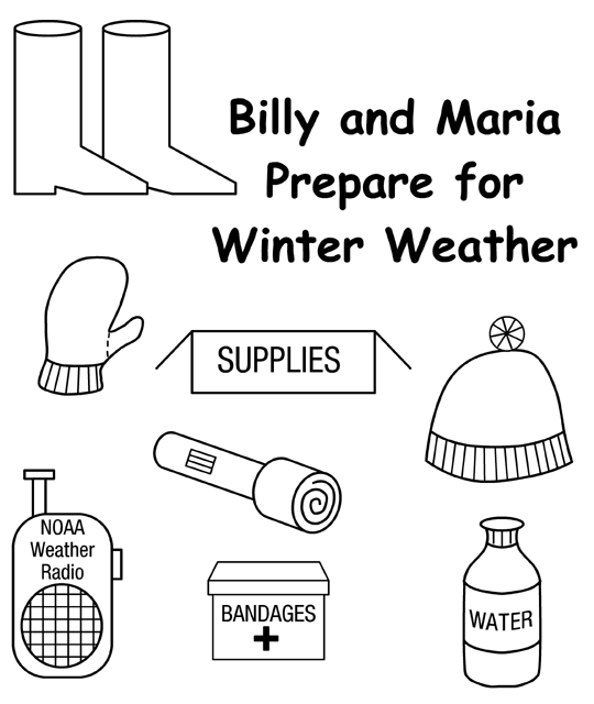 Cover from Billy and Maria Learn About Winter Weather, Part 1