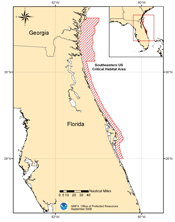 right whale critical habitat in the Southeast U.S.