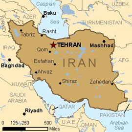 Map - Iran