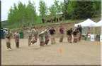 [photo] potato sack races.