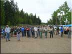 [photo] National Trails Day morning gathering. 