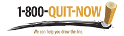 1-800-quit-now | We can help you draw the line.